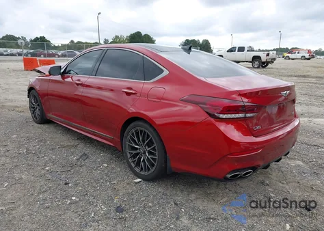 2019 Genesis G80 3.3T Sport из США, поврежденный, VIN KMHGN4JB0KU301317